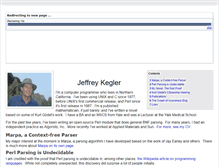 Tablet Screenshot of jeffreykegler.com